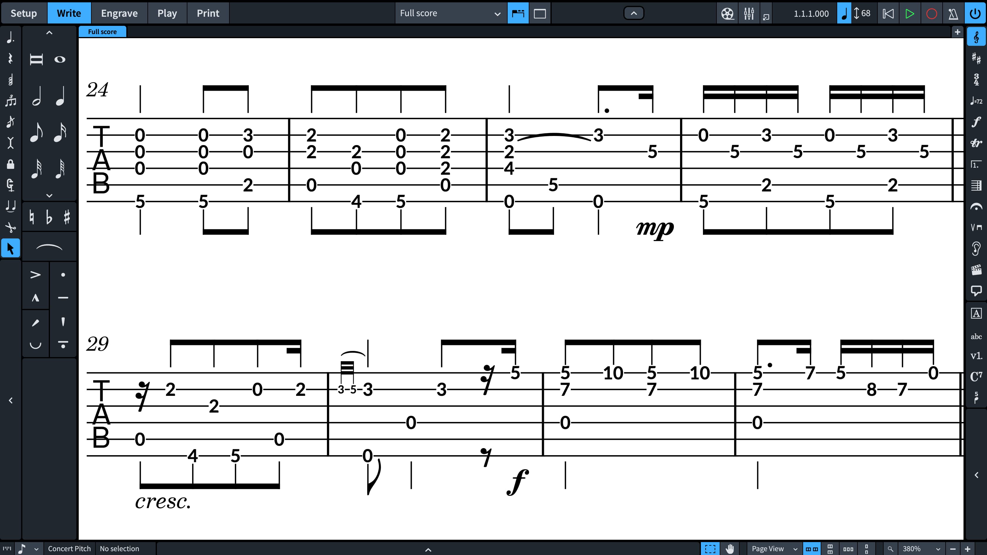 Introducing Dorico 27: Condensing, guitar notation, and so much