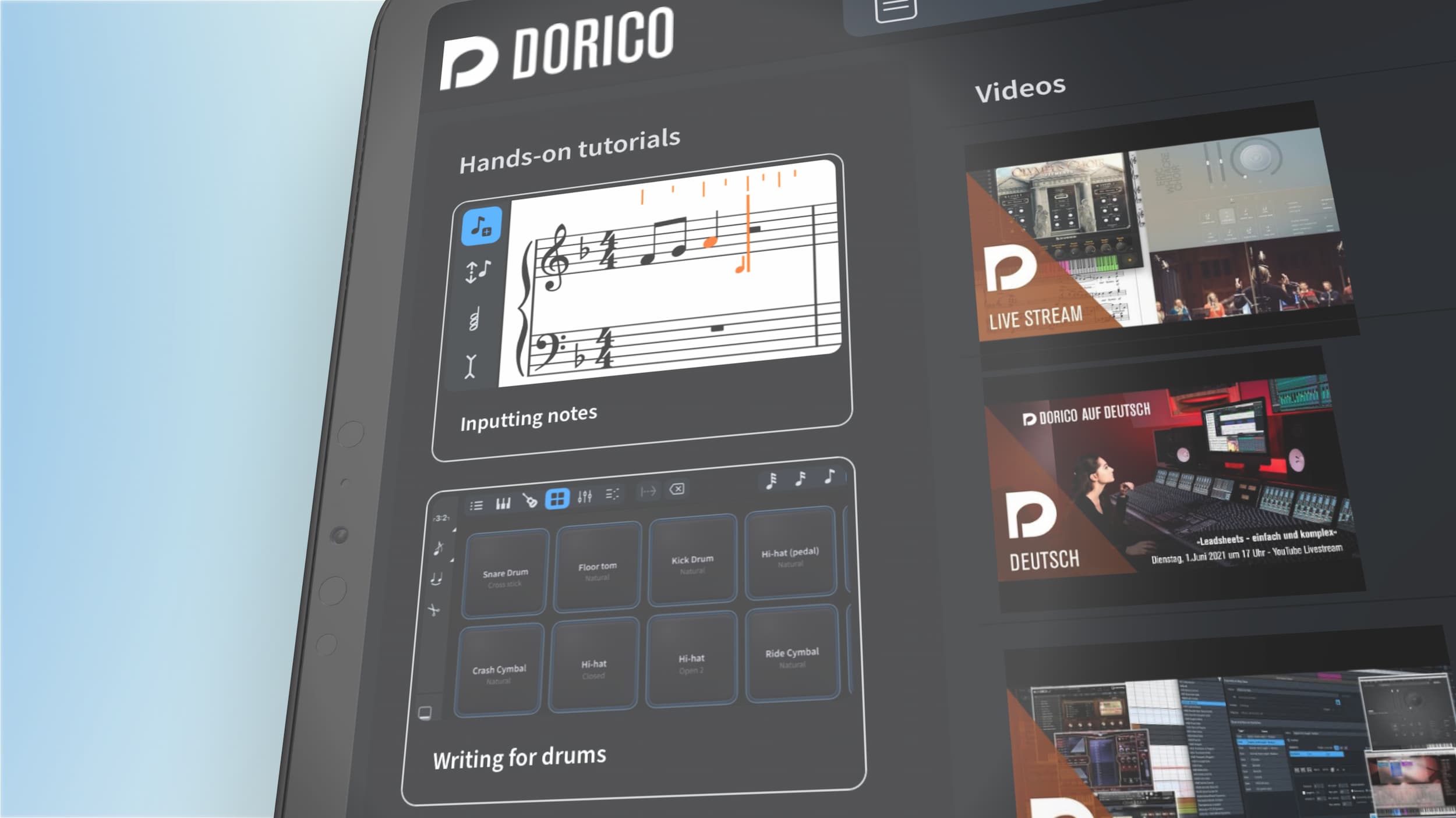 dorico for ipad