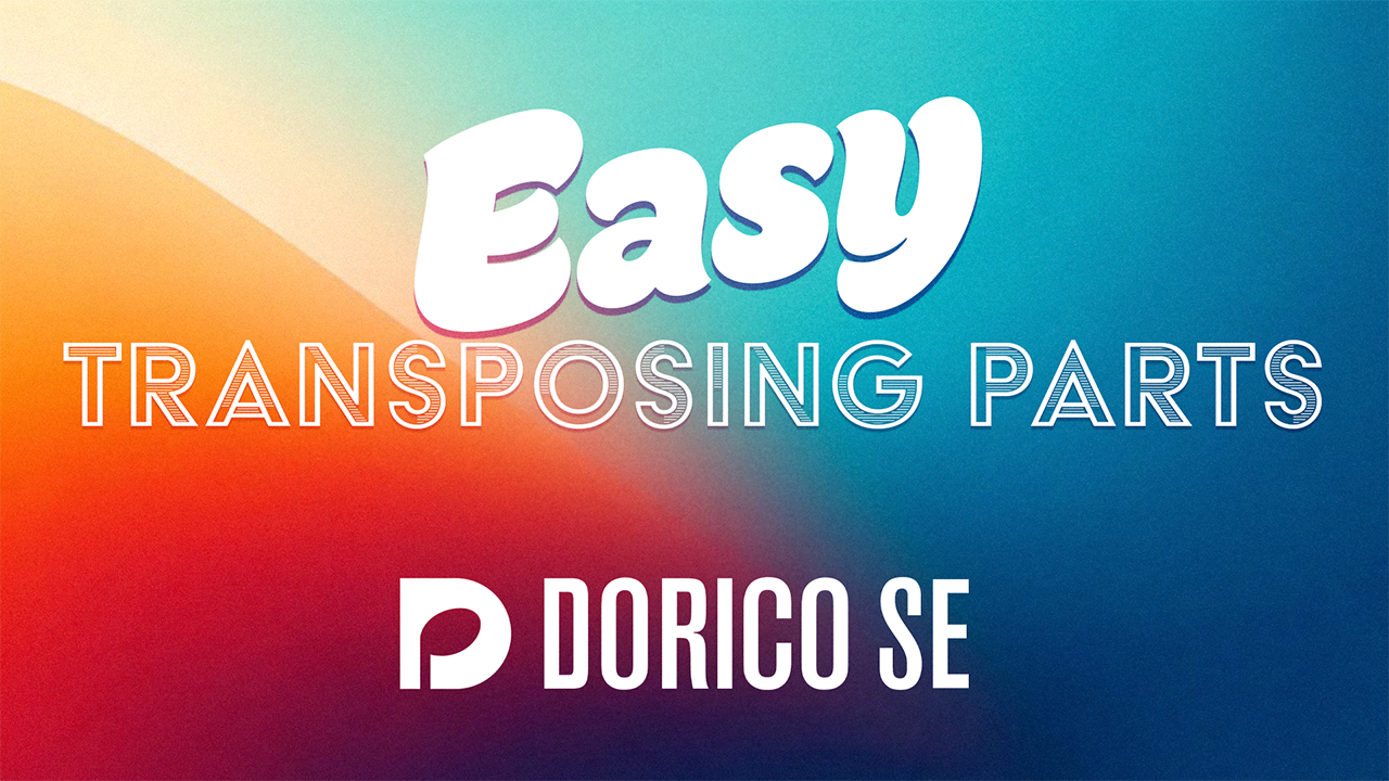 Dorico SE Easy Band Arrangements