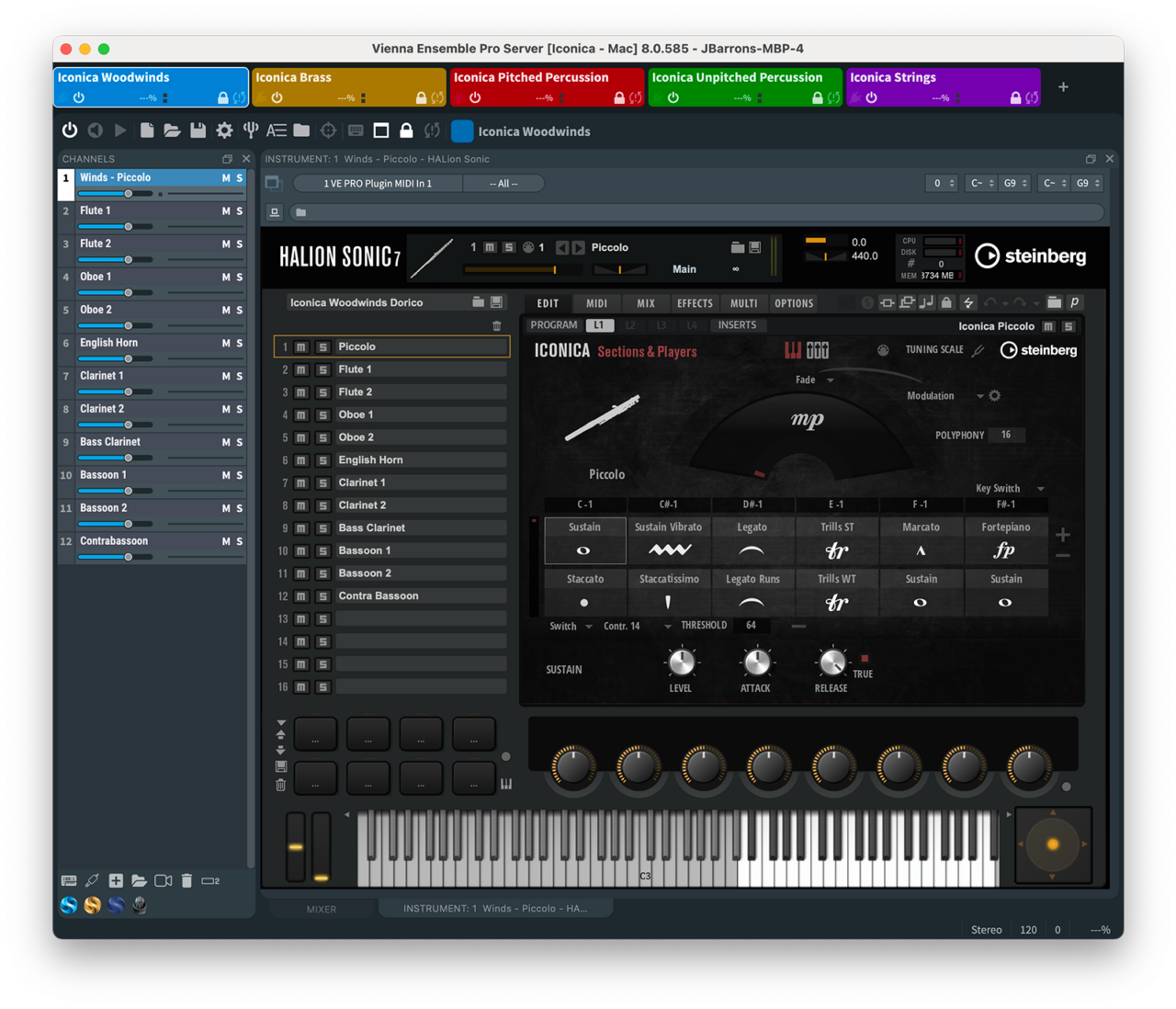Iconica Sections & Players Templates – Dorico