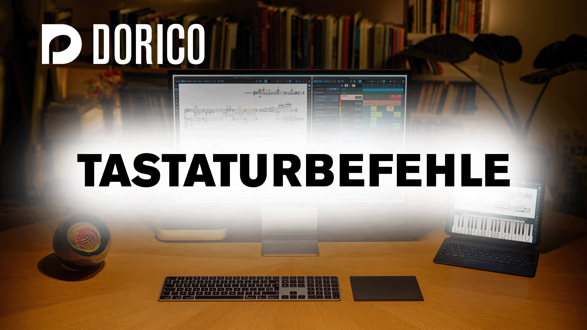 Tastaturbefehle Dorico mousemat poster