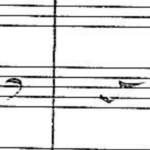Don't be missing the ledger lines carefully written on the top staff line, now...