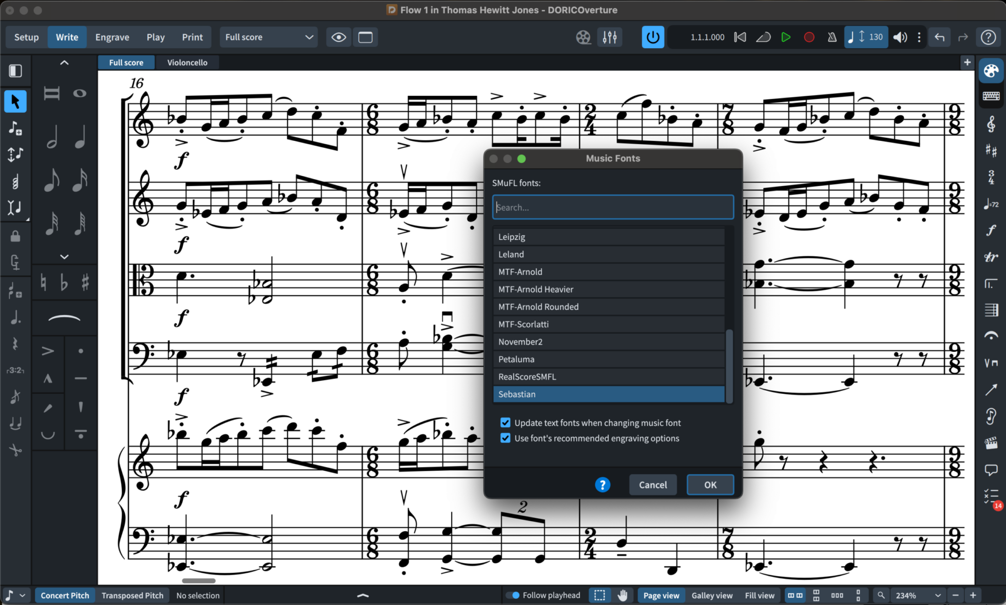 Music Fonts – Dorico